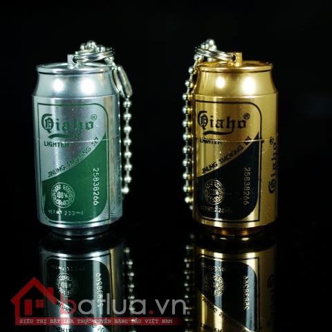 hộp quẹt  móc khóa loại nhỏ hình lon bia MS 88 421