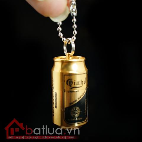 hộp quẹt  móc khóa loại nhỏ hình lon bia MS 88 421