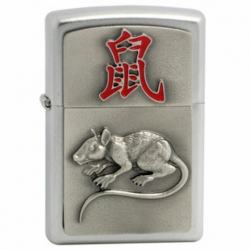 Zippo Chính Hãng 12 Con Giáp Tuổi Chuột - Mã SP: ZPC1183
