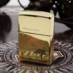 Zippo Chính Hãng Đồng Bóng Khắc Lời Thế Bên Nhau Dưới Cây - Mã SP: ZPC1147