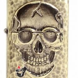 Zippo Chính Hãng Đúc Hộp Sọ Hummered Skull - Mã SP: ZPC1009