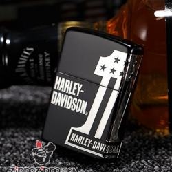 Zippo Chính Hãng Màu Đen Harley Davidson No 1 - Mã SP: ZPC01021