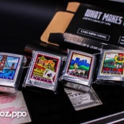 ZIPPO CỔ LA MÃ BỘ TEM - Mã SP: ZPC1599