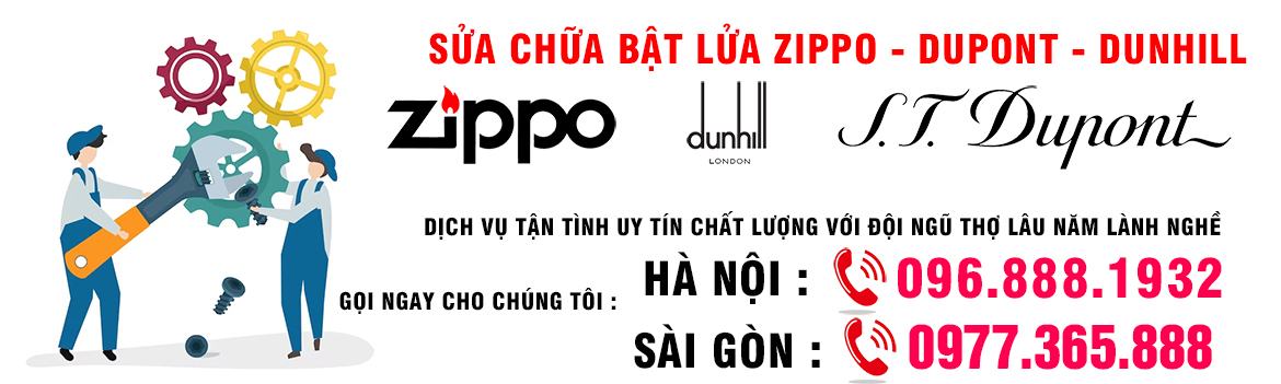 Dịch VỤ Sửa chữa  bật lửa zippo , sửa chữa st dupont , sửa chữa dullhill